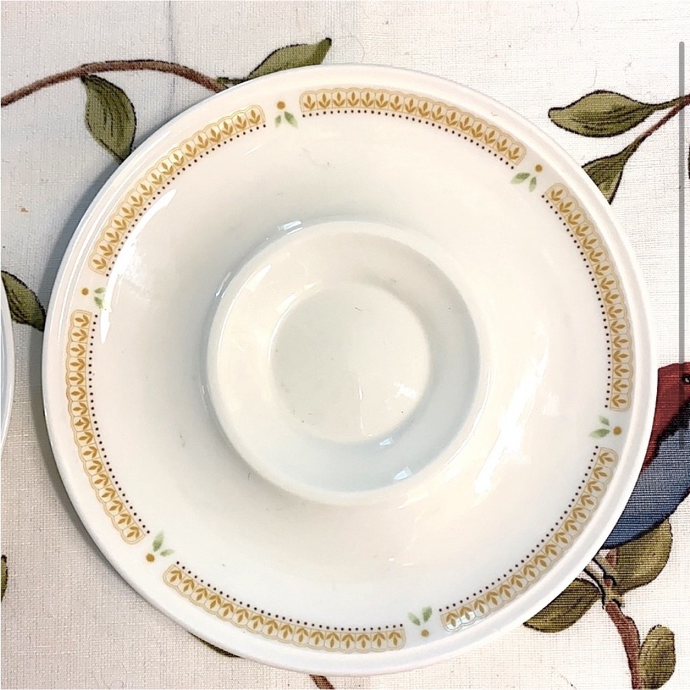 Mikasa Saucers (A8 - 100) Nature’s Garden Bone China Narubi Japan Saucers. - Picture 4 of 7